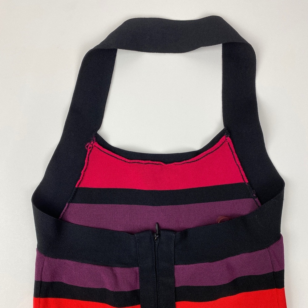 Express Color Block Striped Bodycon Multicolor Dr… - image 5